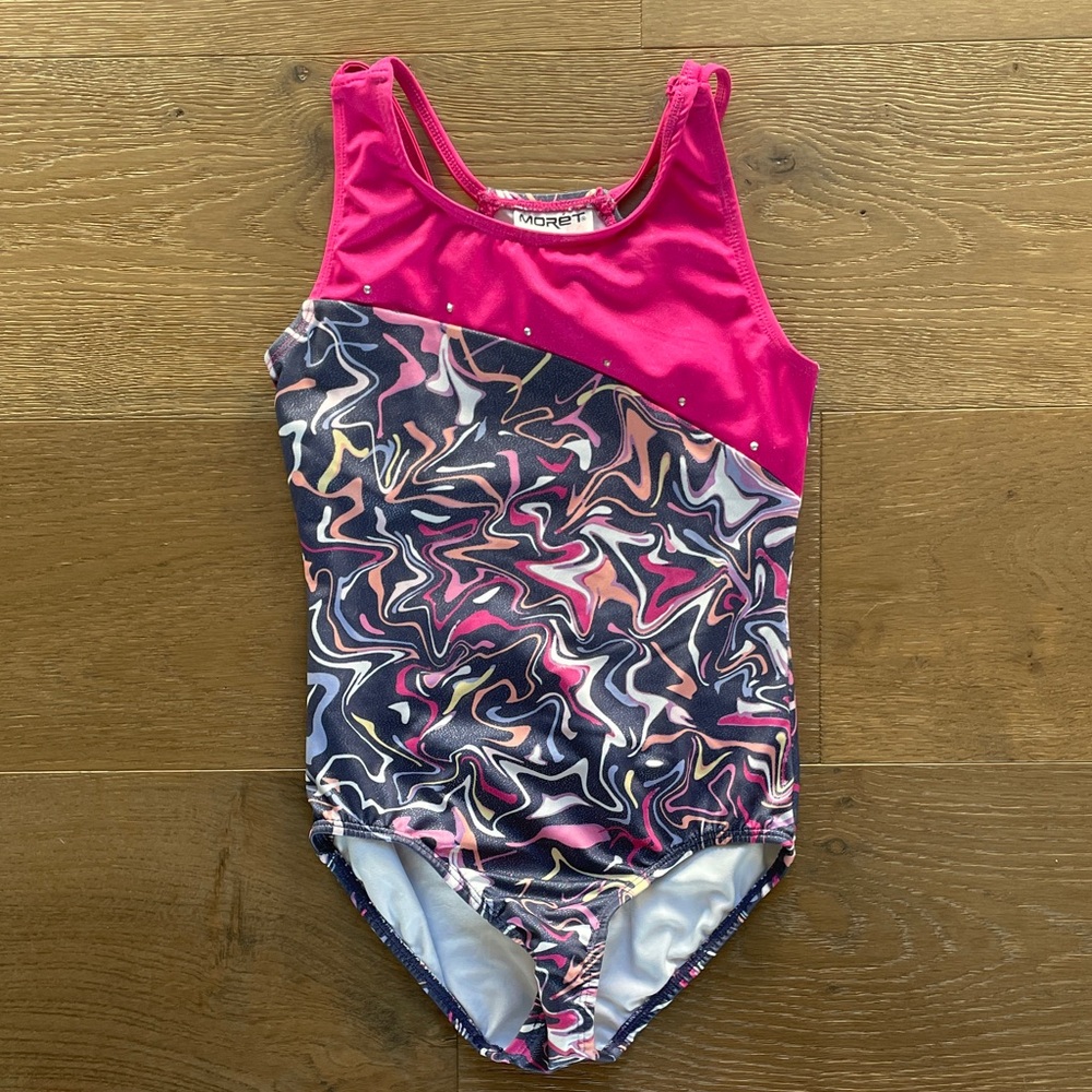 Moret Kids Leotard Size 8 / 10 Gymnastics Dance Tank Leo
